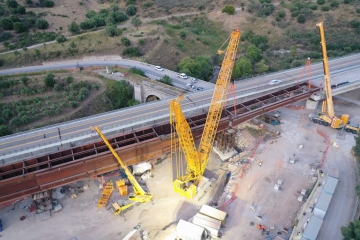 Viadotto Himera PA-CT Gradito Oleodinamica